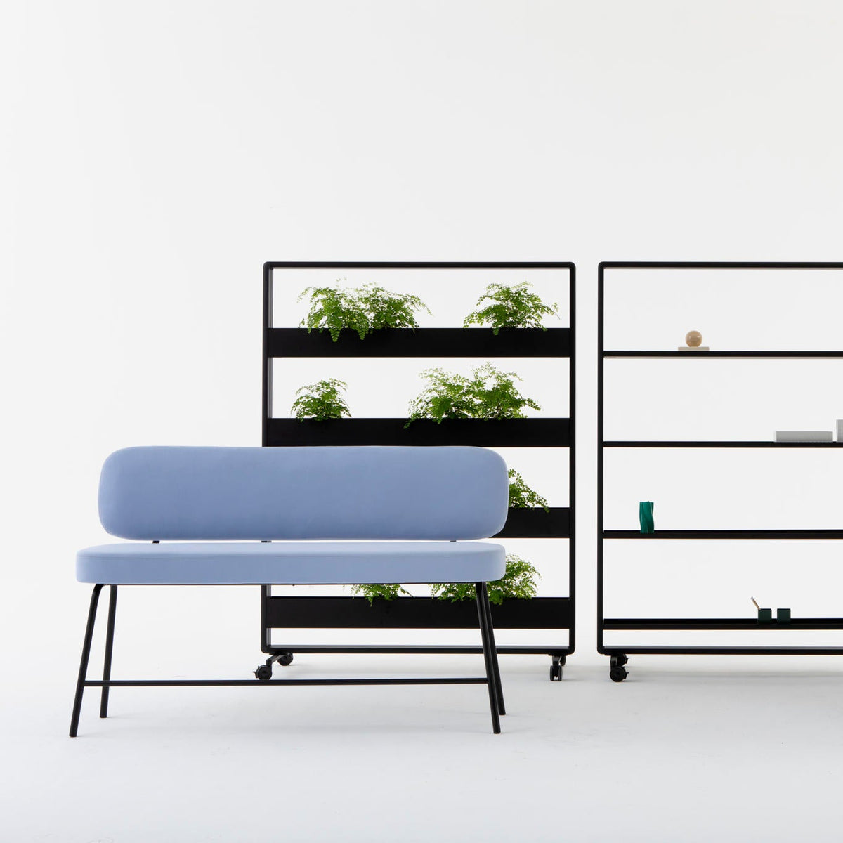 Plantenbak Cascando Patio Single op wielen