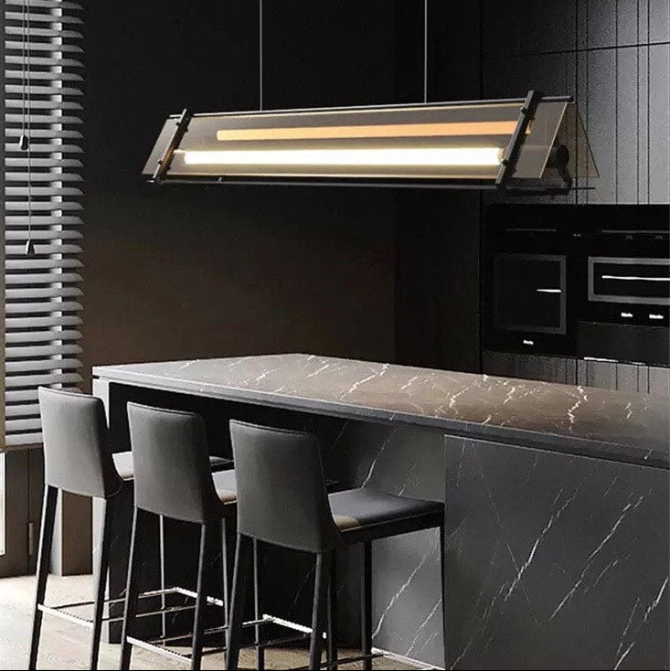 Lineaire Plafondlamp Glas 4207gl
