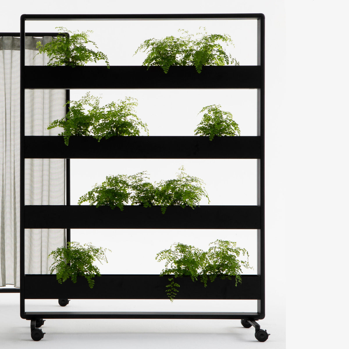 Plantenbak Cascando Patio Single op wielen