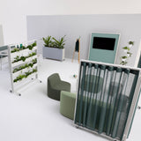 Plantenbak Cascando Patio Single op wielen