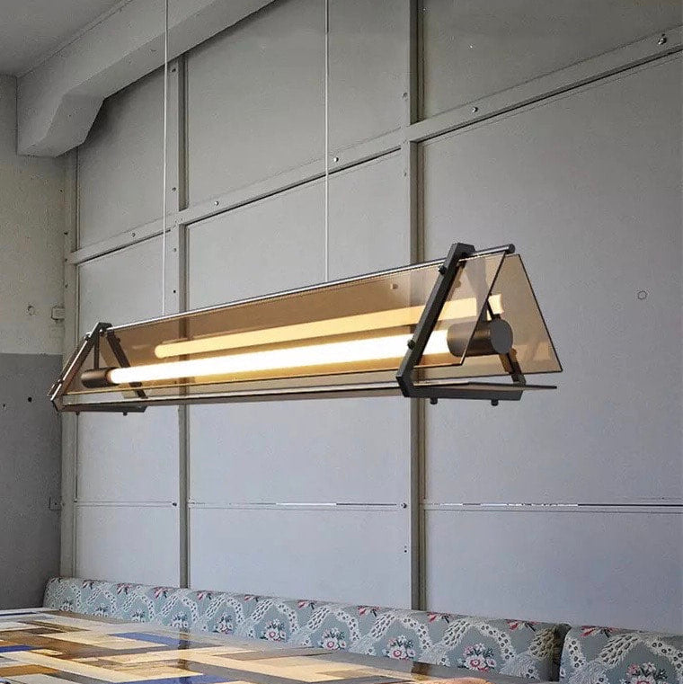 Lineaire Plafondlamp Glas 4207gl